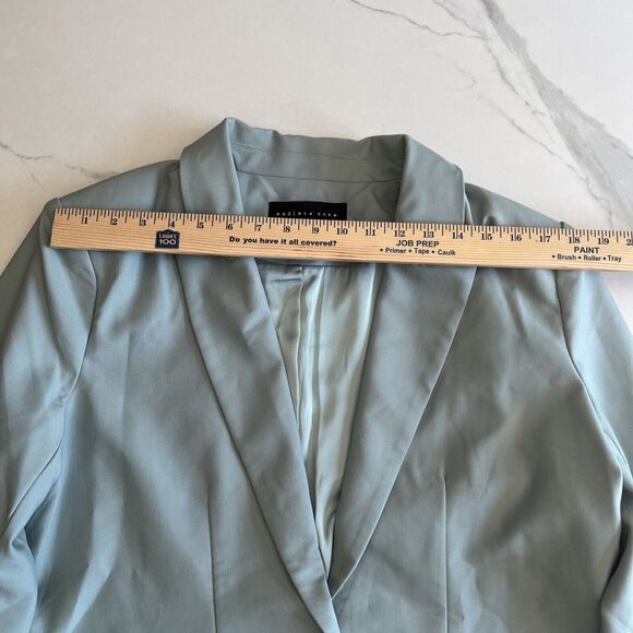 Endless Rose Single Breasted Blazer Womens Pistachio Green 1 Button Jacket Sz Lg - Picture 4 of 16